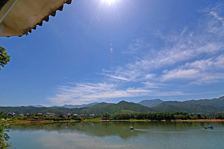浏阳丹霞湖生态旅游度假村湖光山色
